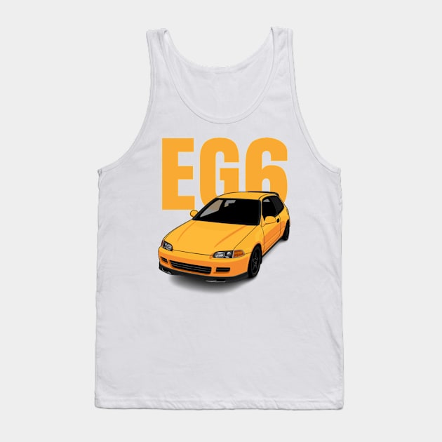 EG6 Tank Top by MOTOSHIFT